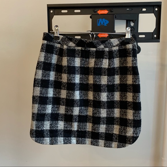 Madewell mini gingham skirt - Picture 2 of 3